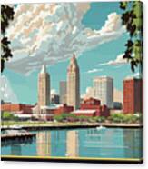 Mobile, City Skyline, Alabama Canvas Print