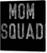 Mom Squad Retro Canvas Print