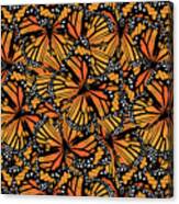Monarch Butterfly Pattern Canvas Print