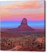 Monument Valley Just After Dark 2 Canvas Print
