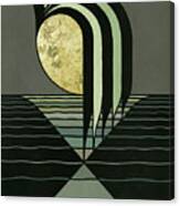 Moon By Night Canvas Print