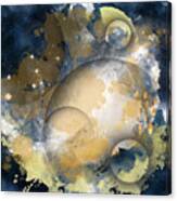 Moons And Stars Canvas Print