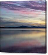 Moosehead Lake Sunset Reflection Canvas Print