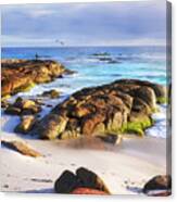 Morning Fishing - Bay Of Fires Canvas Print