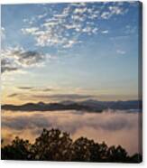 Morning On The Foothills Parkway 4 Canvas Print