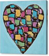 Mosaic Heart Canvas Print