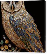Mosaic Owl Canvas Print