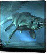 Mosasaurus Canvas Print