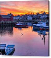 Motif Number One Sunrise Bliss And Solitude Canvas Print