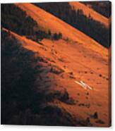 Mount Sentinel Wildfire Sunset Canvas Print