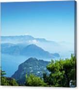 Mount Solaro Vista Canvas Print