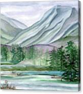 Mountain Home 1 Canvas Print