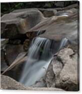 Mountain Waterfall In New Hampshire Canvas Print
