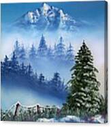 Mountain Winter Canvas Print