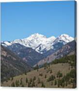 Mt Gardner From Sun Mountain Lodge In Winthrop By Omashte Canvas Print