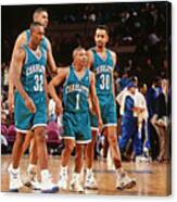 Muggsy Bogues And Dell Curry Canvas Print
