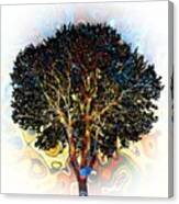 Multicolor Tree Design 198 Canvas Print
