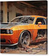 Muscle Car 1120 Dodge Challenger Supercar Canvas Print