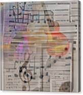 Music Abstract Canvas Print