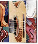 Music Mosaic Canvas Print
