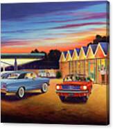 Mustang Sally - Shelton's Diner 2 Canvas Print