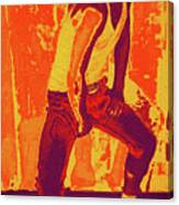 Bad Boy Orange Canvas Print