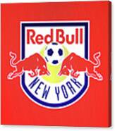 N Y Red Bulls Logo Canvas Print