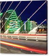 National Conference Centre By Night - Dublin Canvas Print