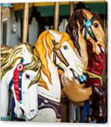 National Mall Carousel Horses Canvas Print