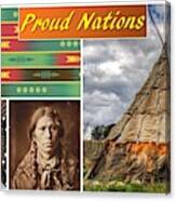 Native American Proud Nations Canvas Print
