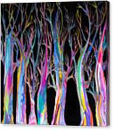 Neon Eucalyptus Bare Branches 7746 Canvas Print
