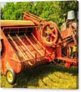 New Holland Baler Canvas Print