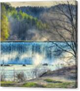 New River Dam Canvas Print