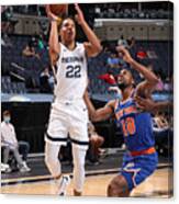 New York Knicks V Memphis Grizzlies Canvas Print
