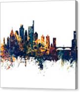 New York, Philadelphia And St Andrews Skyline Mashup Canvas Print