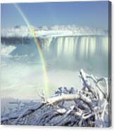 Niagara In Winter Canvas Print
