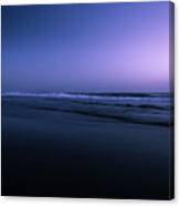 Night At The Ocean Canvas Print