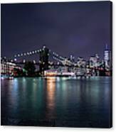 New York At Night Canvas Print