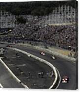 Niki Lauda, Keke Rosberg, Alain Prost, Michele Alboreto, Grand Prix Of Dallas Canvas Print