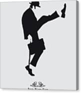 No01 My Silly Walk Poster Canvas Print