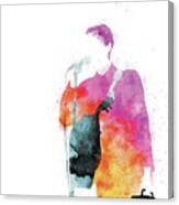 No064 My Talking Heads Watercolor Music Poster Canvas Print