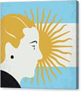 No1264 My Evita Minimal Movie Poster Canvas Print