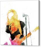No142 My Meg Myer Watercolor Music Poster Canvas Print