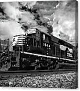 Norfolk And Southern Train Canvas Print