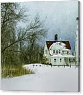 North Point Lighthouse Wide Canvas Print