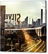 Ny City - End Of The Day Canvas Print