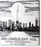 Nyc Aids Poster Canvas Print