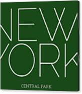 Nyc Central Canvas Print