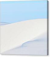 Ocean Of Crystal, White Sands Canvas Print