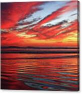 Oceanside Harbor Afterglow Canvas Print